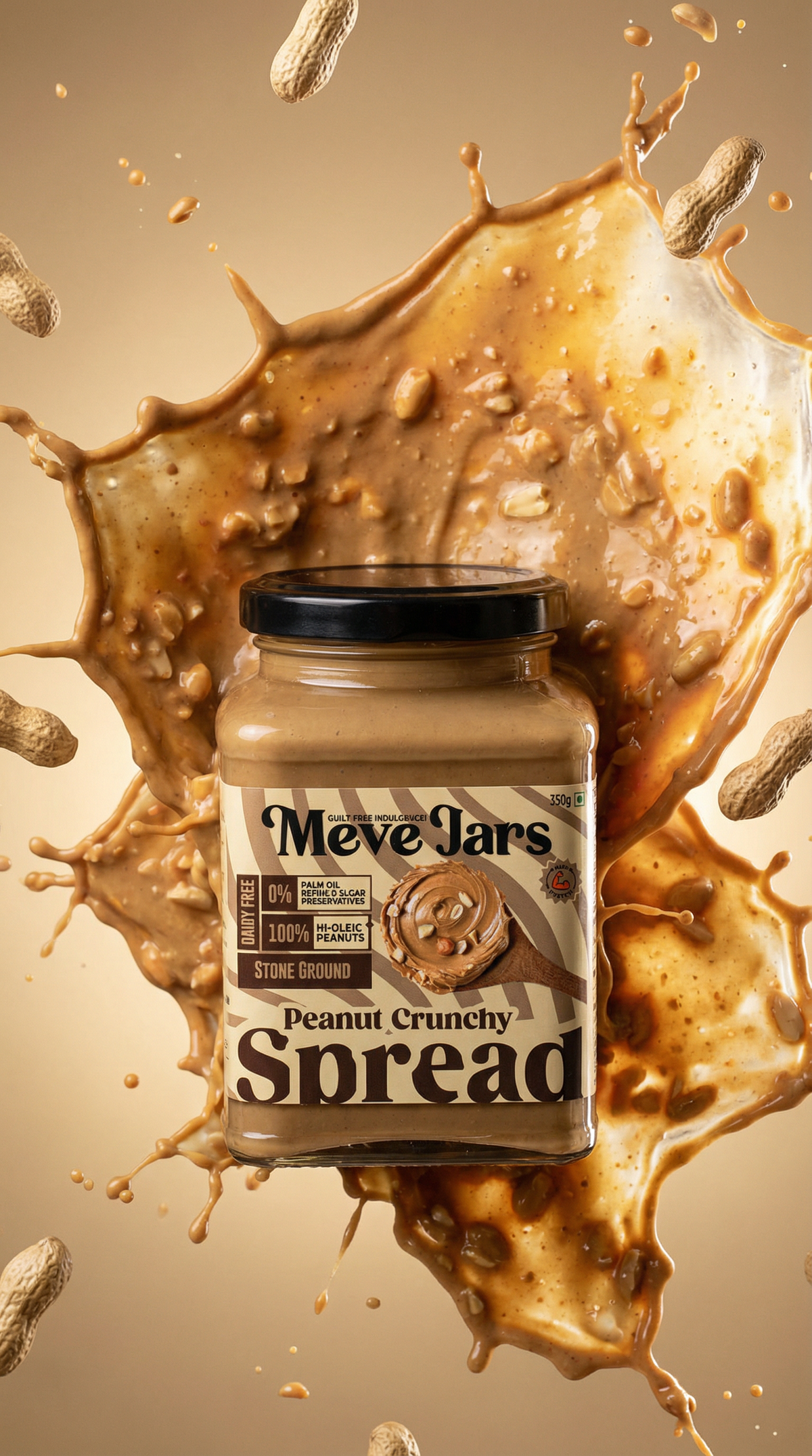 100% Hi-Oleic Peanut Spread - Salted