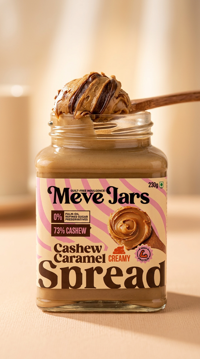 CASHEW CARAMEL SPREAD – Creamy