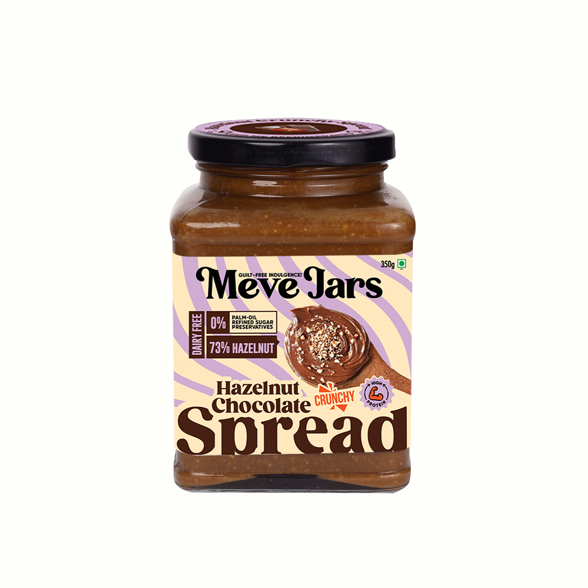 HAZELNUT CHOCOLATE SPREAD CRUNCHY (Vegan)