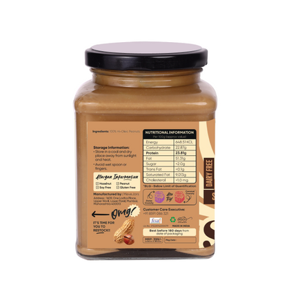 100% Hi-Oleic Peanut Spread - Unsalted