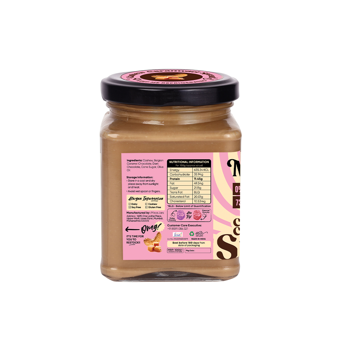 CASHEW CARAMEL SPREAD – Creamy