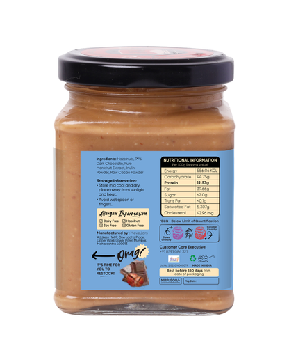 Monkfruit Dark Chocolate Spread