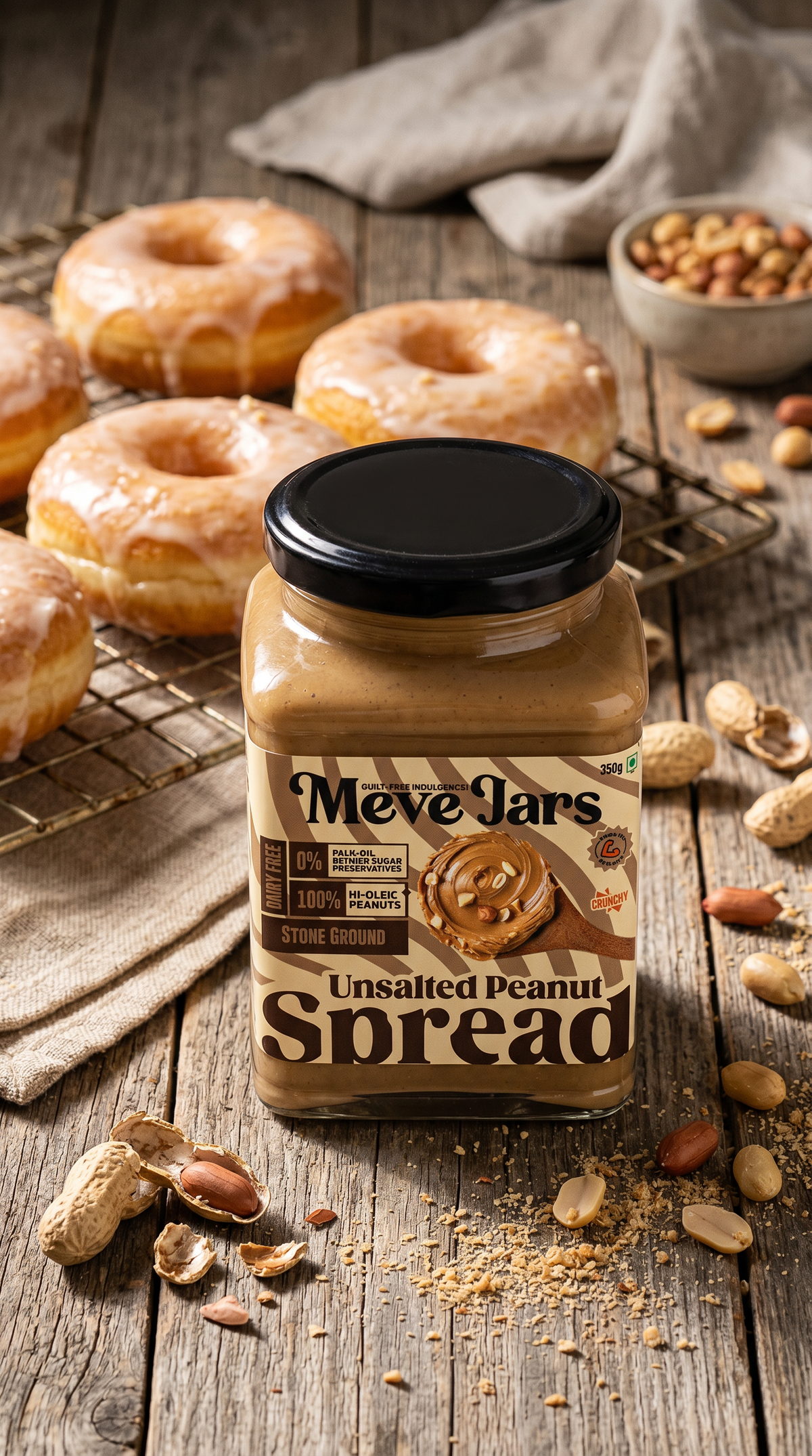 100% Hi-Oleic Peanut Spread - Unsalted