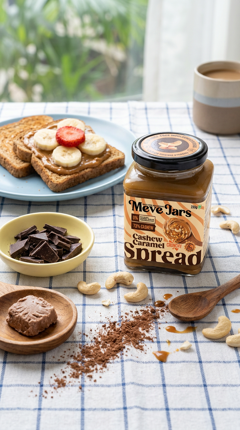 CASHEW CARAMEL SPREAD – Crunchy