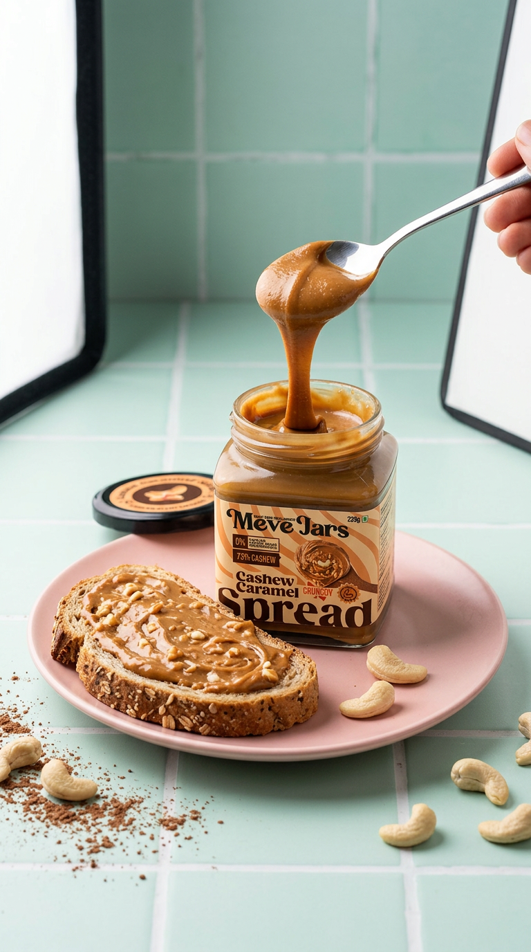 CASHEW CARAMEL SPREAD – Crunchy