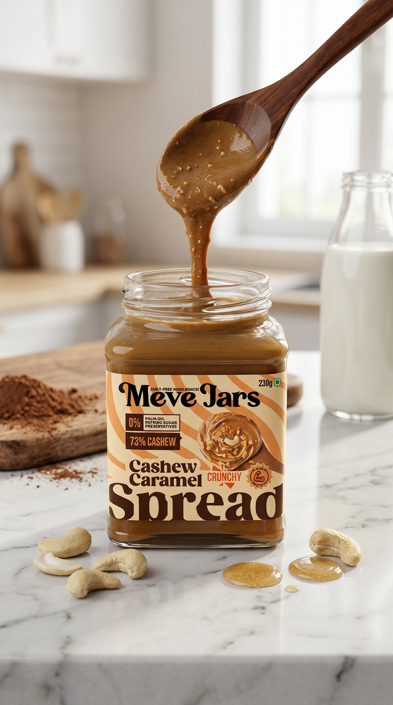 CASHEW CARAMEL SPREAD – Crunchy