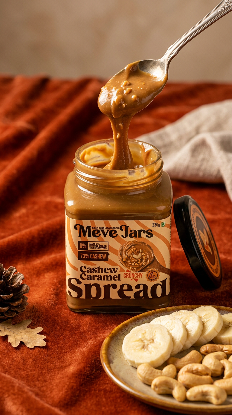 CASHEW CARAMEL SPREAD – Crunchy