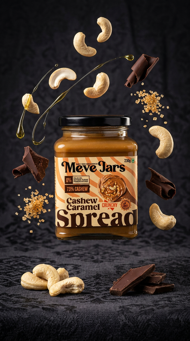 CASHEW CARAMEL SPREAD – Crunchy