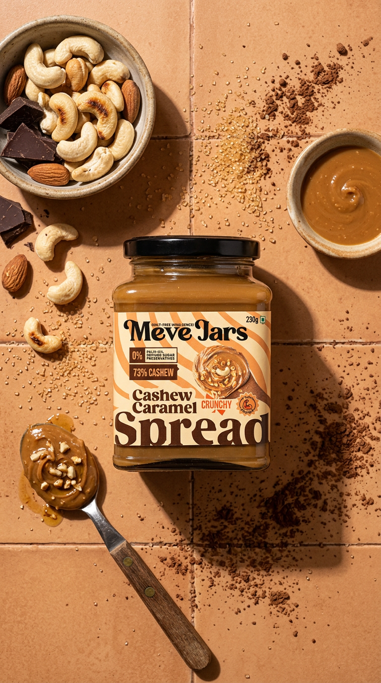 CASHEW CARAMEL SPREAD – Crunchy