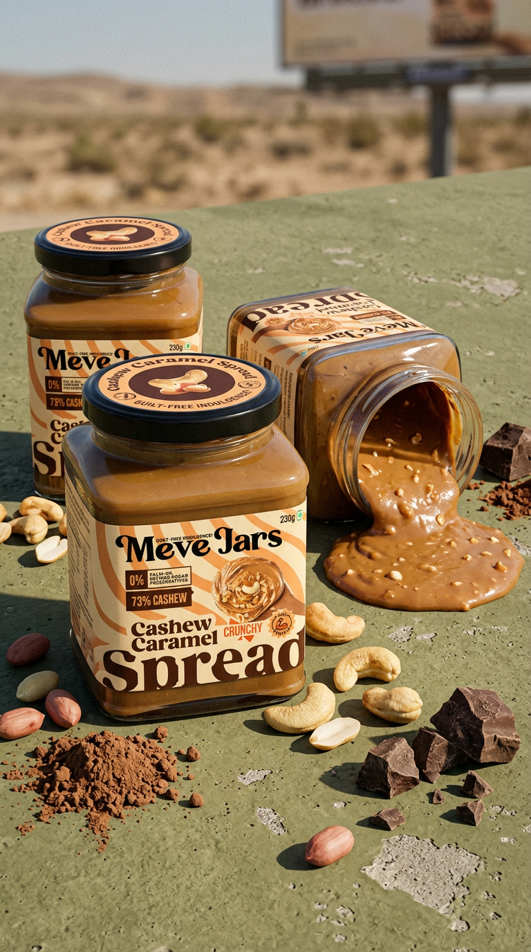 CASHEW CARAMEL SPREAD – Crunchy