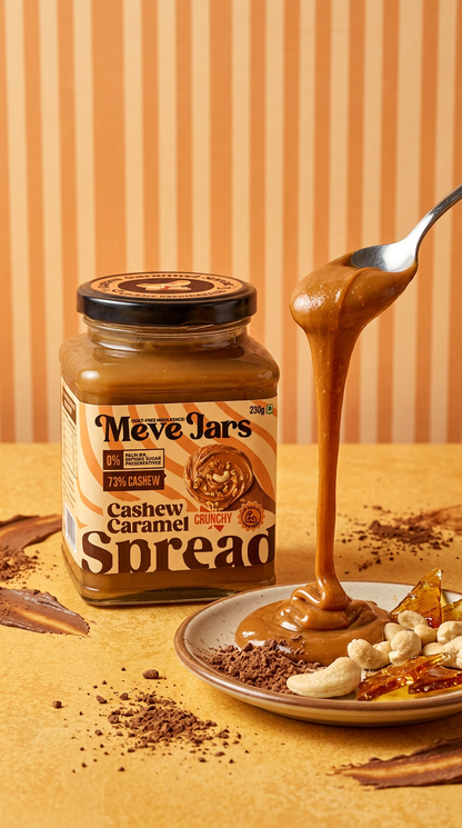 CASHEW CARAMEL SPREAD – Crunchy
