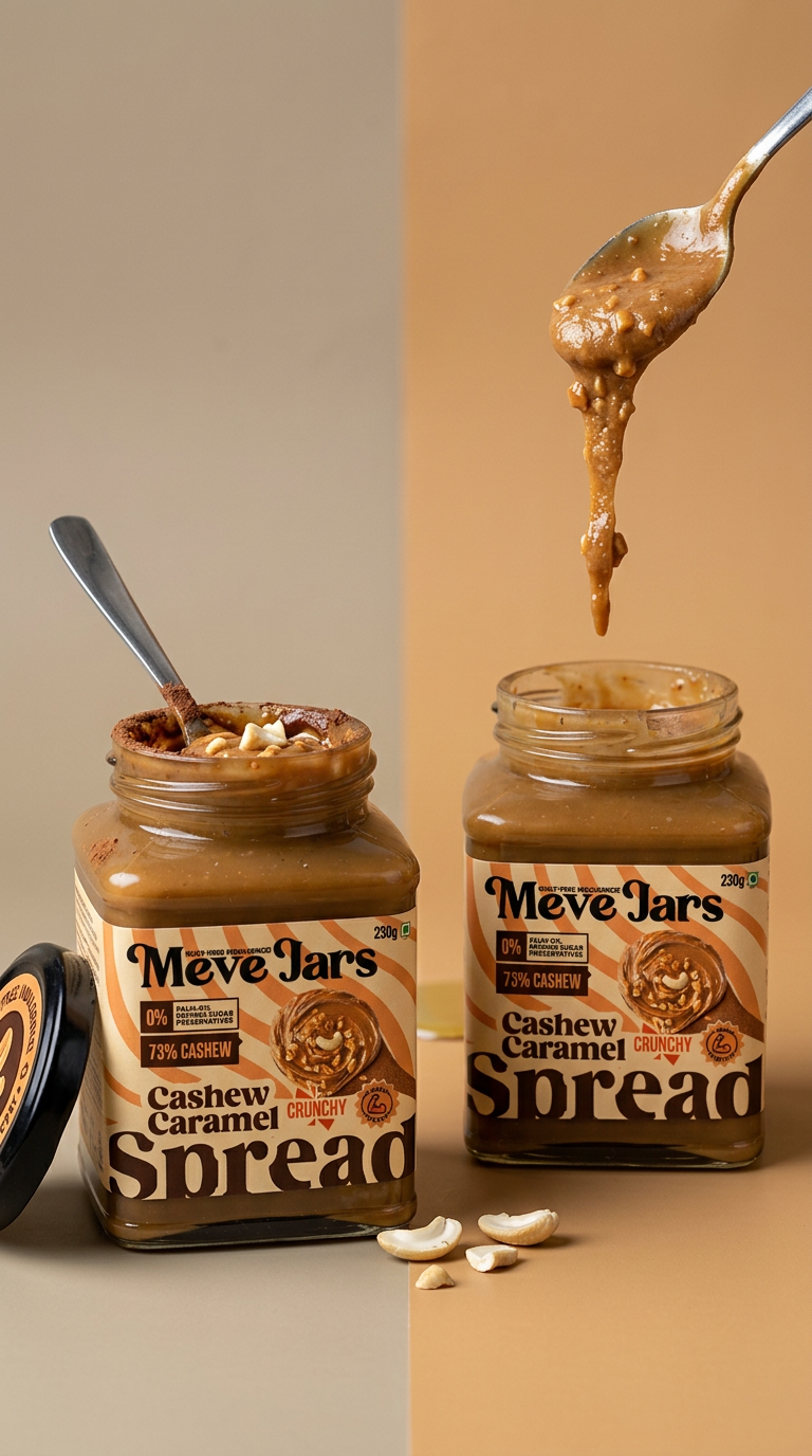 CASHEW CARAMEL SPREAD – Crunchy