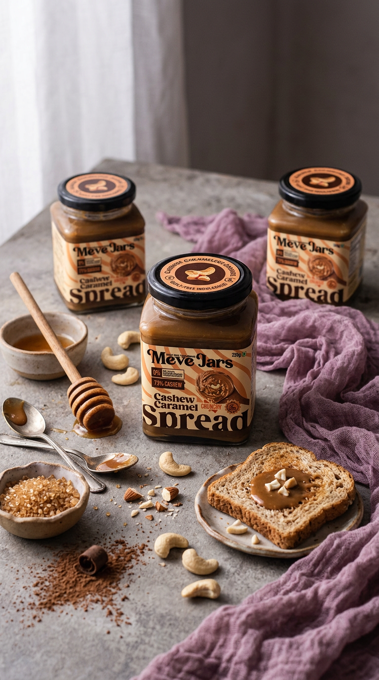 CASHEW CARAMEL SPREAD – Crunchy
