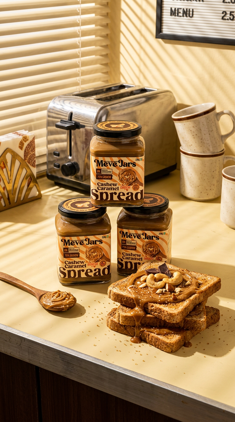 CASHEW CARAMEL SPREAD – Crunchy