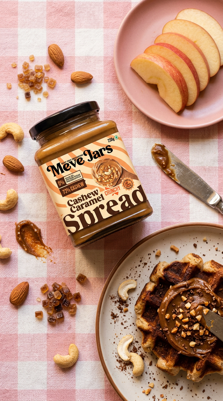 CASHEW CARAMEL SPREAD – Crunchy