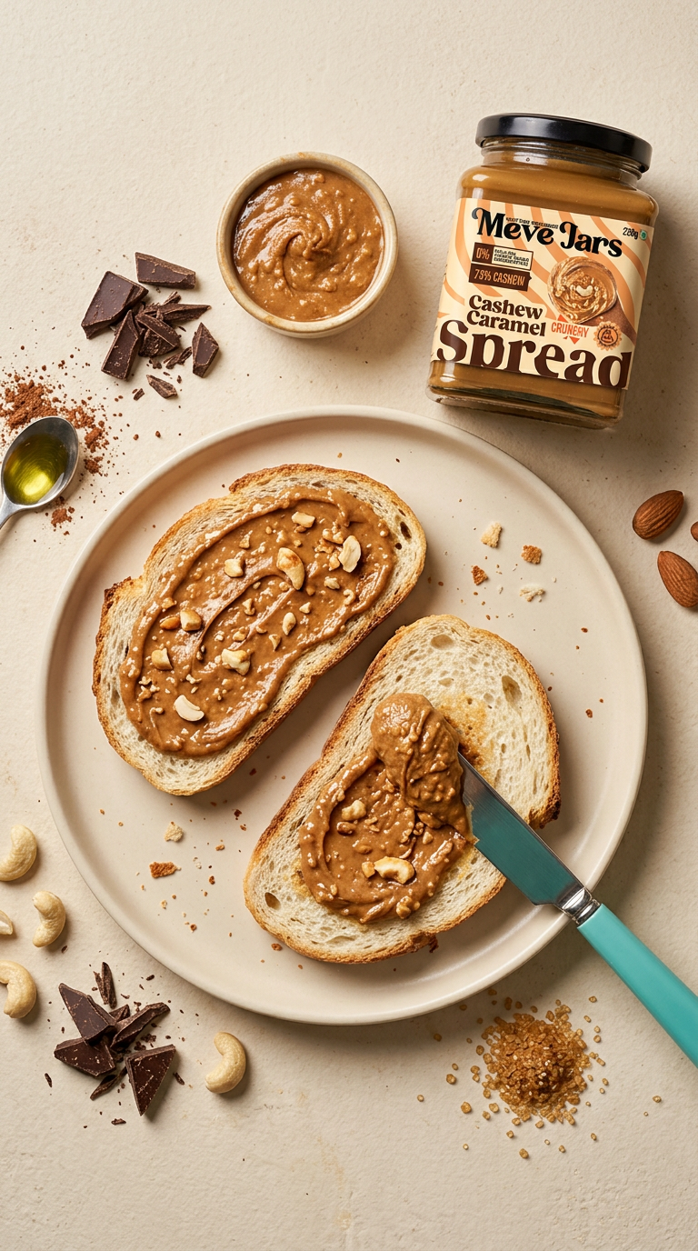 CASHEW CARAMEL SPREAD – Crunchy